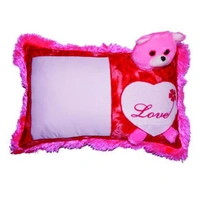 Teddy Pillow  - PINK,RED